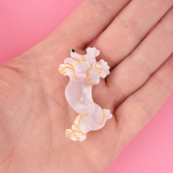 Clip para el pelo poodle