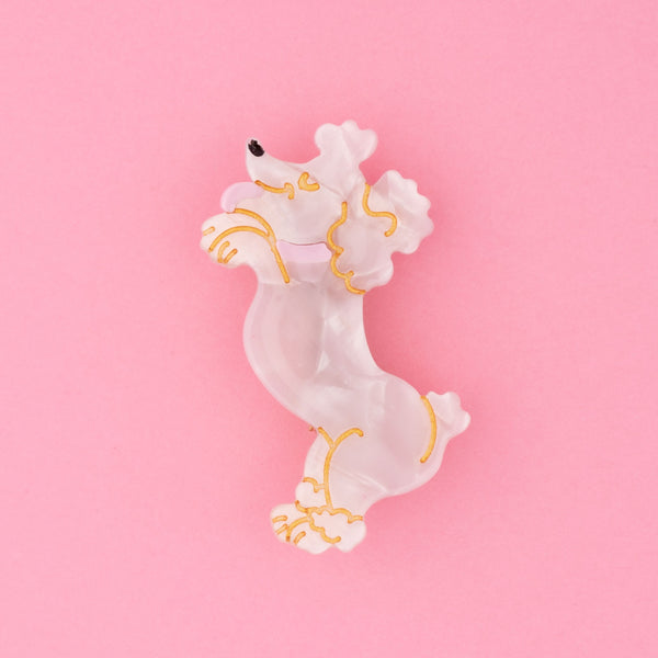 Clip para el pelo poodle