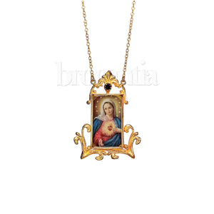 Colgante Virgen del Sagrado Corazón de Jesús - Brocantia - Tienda decoracion y regalos Oviedo