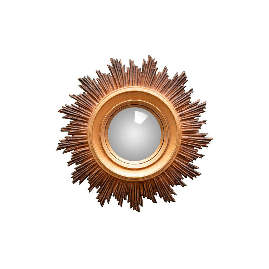 Espejito convexo ex voto dorado Brocantia