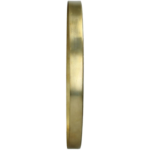 Espejo metal ovalado dorado Brocantia