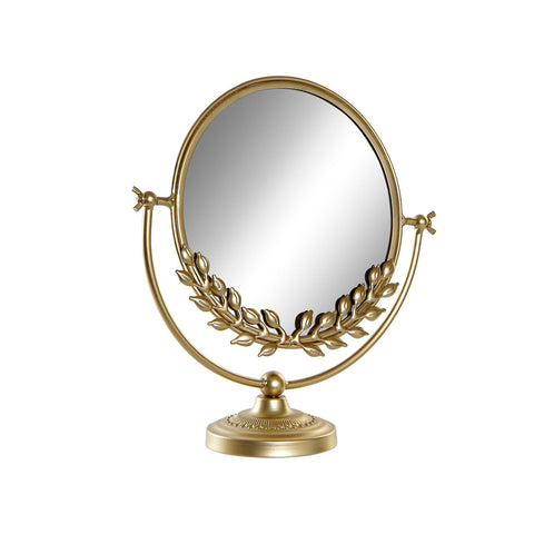 Espejo de sobremesa laurel dorado - Brocantia - Tienda decoracion y regalos Oviedo