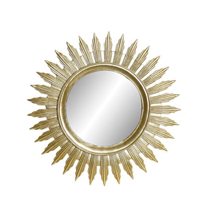 Espejo sol dorado