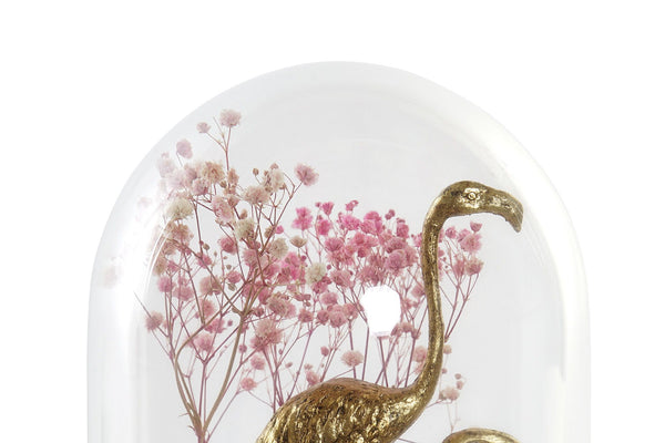 Fanal flamencos y flores - Brocantia - Tienda decoracion y regalos Oviedo