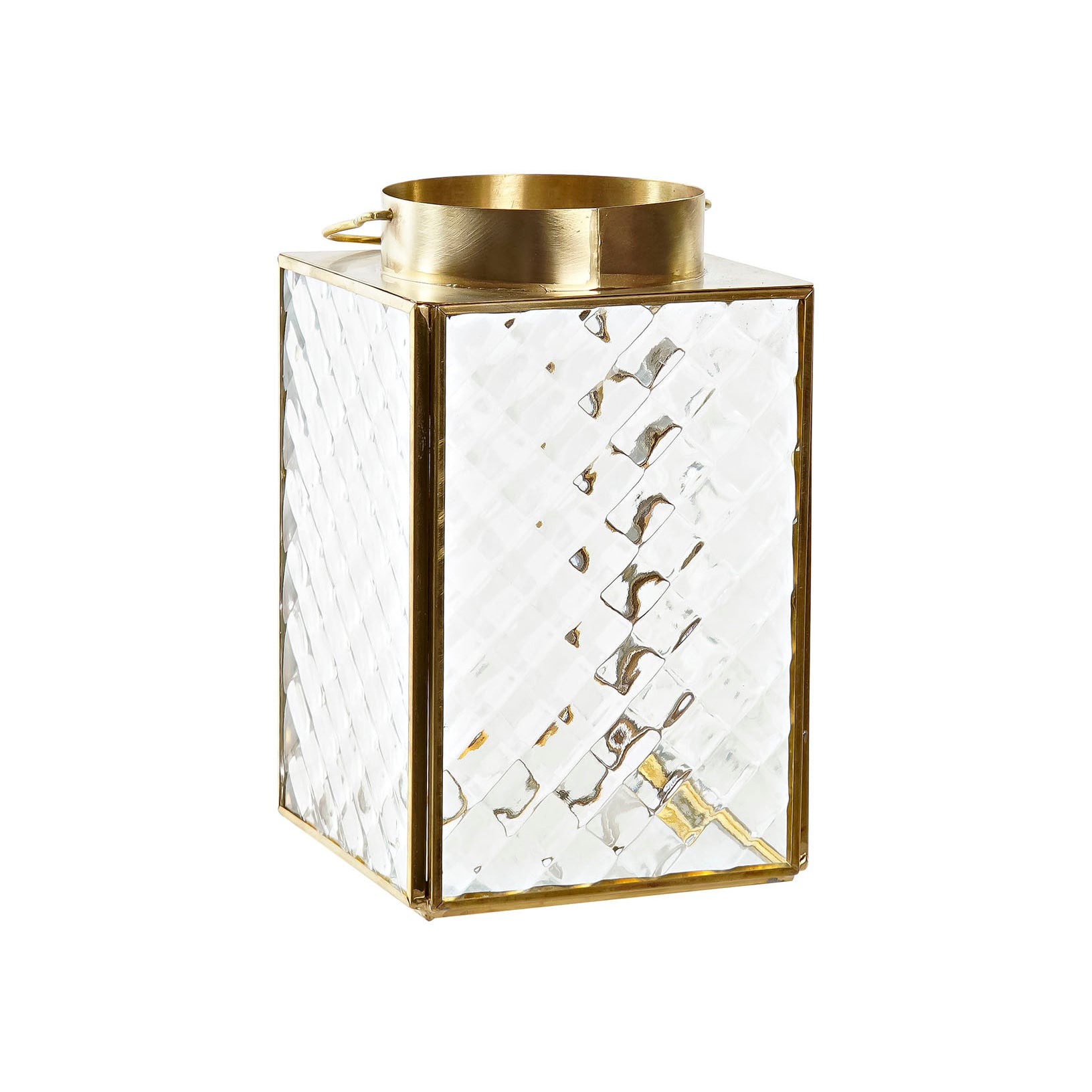 Farolillo portavelas cristal