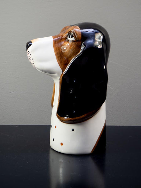 Figura cabeza Basset Brocantia