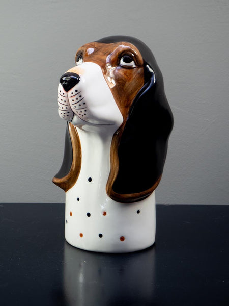 Figura cabeza Basset Brocantia