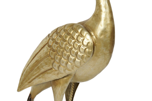 Figura garza dorada - Brocantia - Tienda decoracion y regalos Oviedo