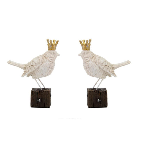 Figura pájaro con corona