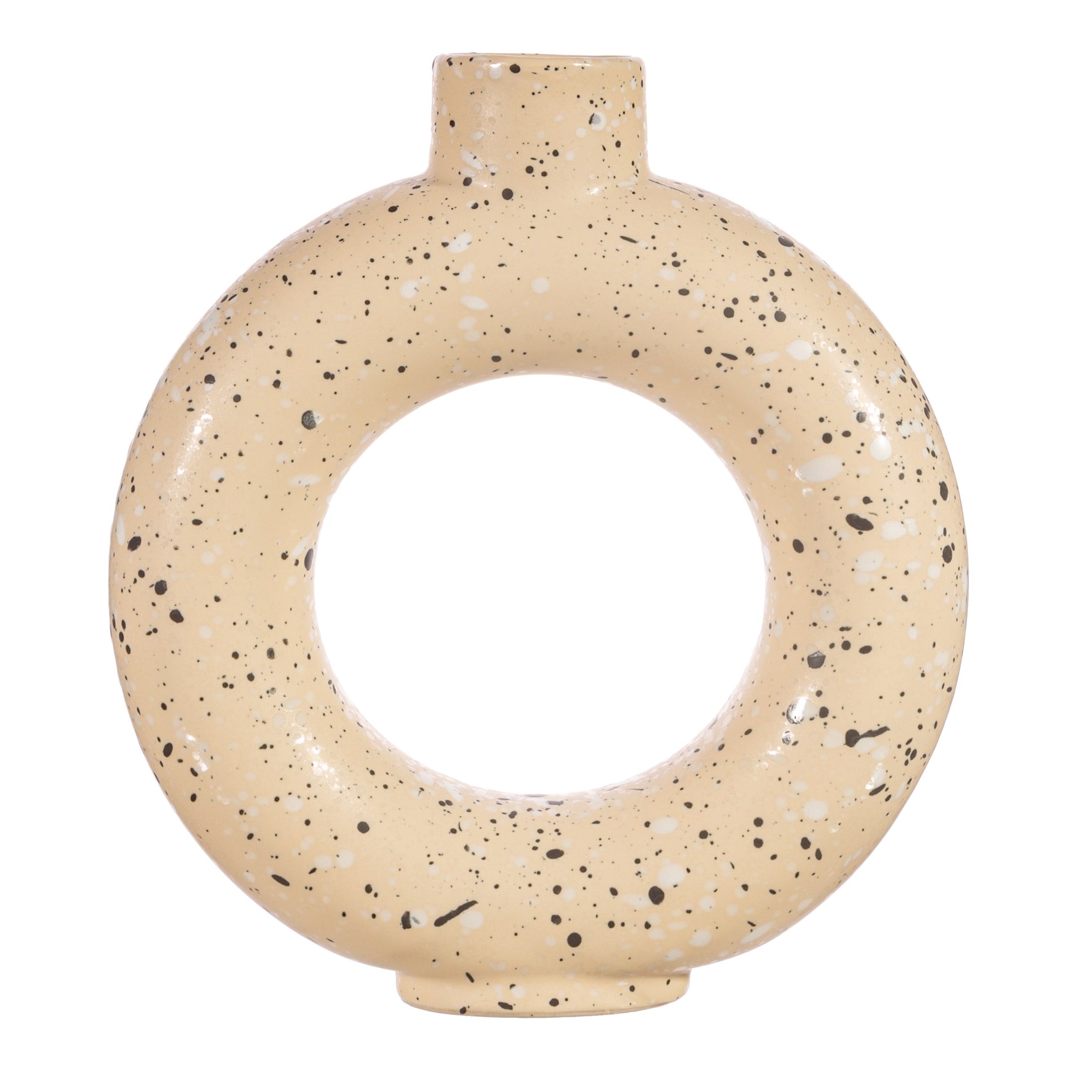 Jarrón bagel terrazzo
