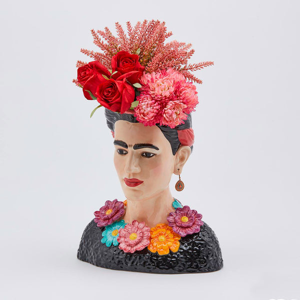 Jarrón Frida cerámica pintada a mano - Brocantia - Tienda decoracion y regalos Oviedo