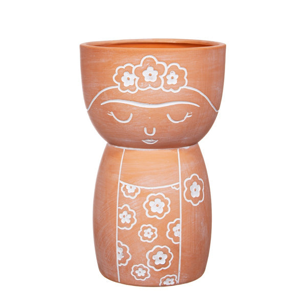 Jarrón Frida terracota