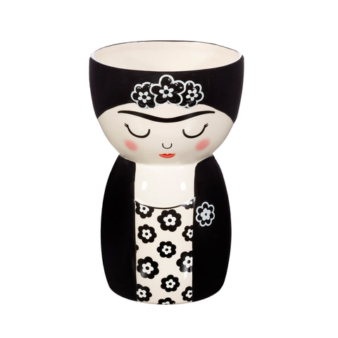 Jarrón Frida monocromo - Brocantia - Tienda decoracion y regalos Oviedo
