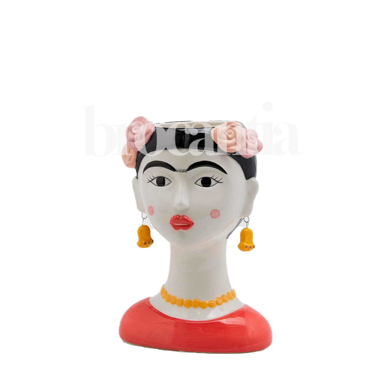 Jarrón Frida pendientes naranja
