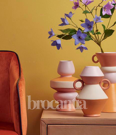 Jarrón geométrico pastel Brocantia