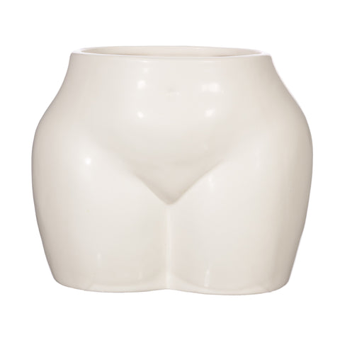 Jarrón Kourt blanco Brocantia