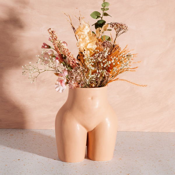Jarrón Kourt peach Brocantia