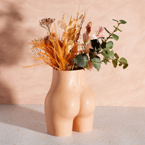 Jarrón Kourt peach Brocantia
