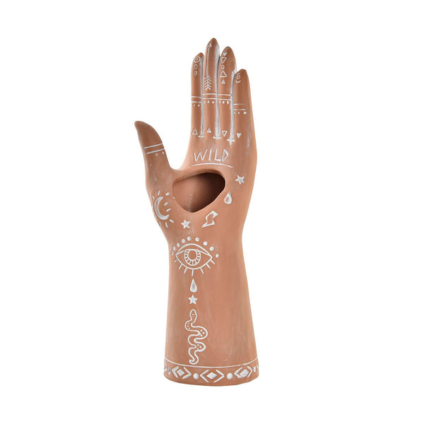 Jarrón mano terracota