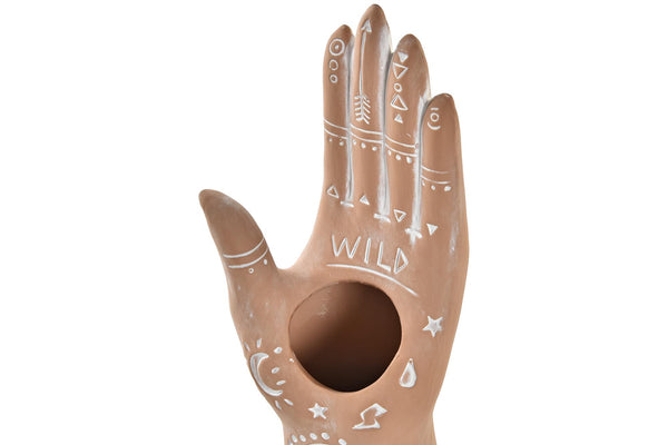 Jarrón mano terracota