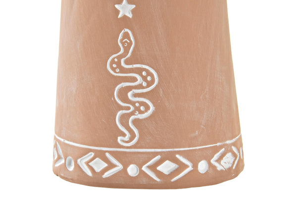Jarrón mano terracota