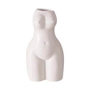 Jarroncito cuerpo femenino blanco