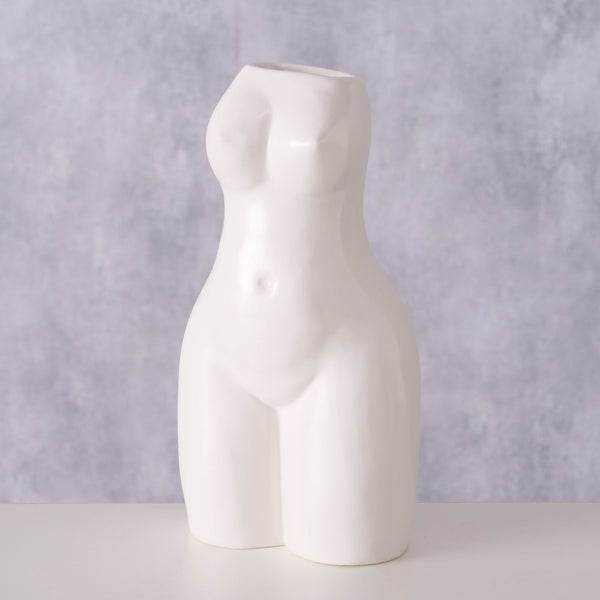 Jarroncito cuerpo femenino blanco