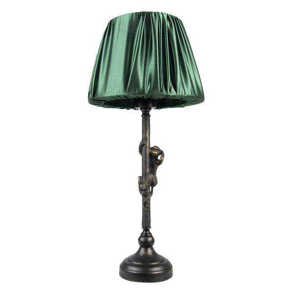 Lámpara mono pantalla verde Brocantia
