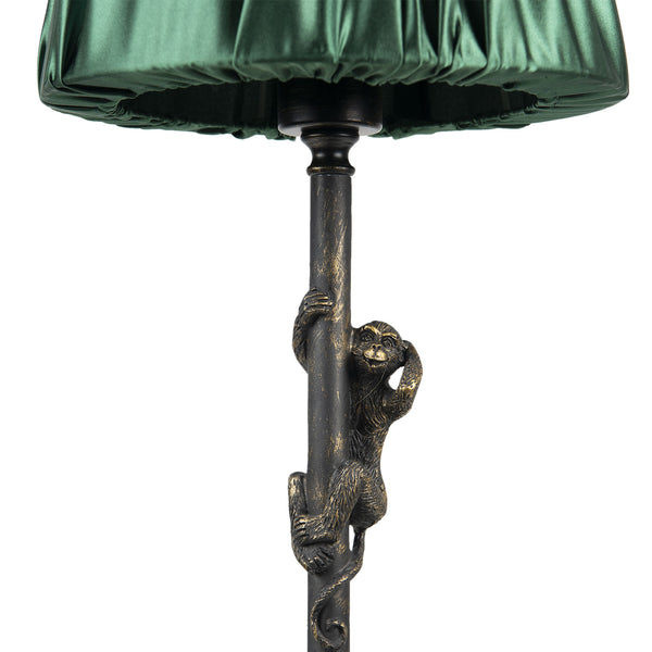 Lámpara mono pantalla verde Brocantia