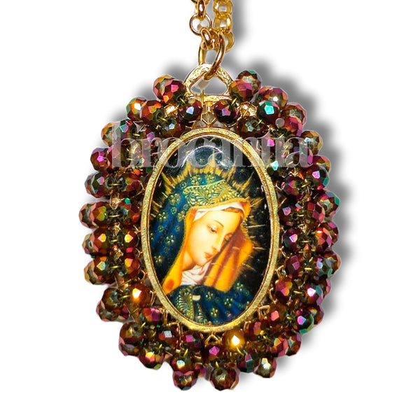 Medalla Mexicana Virgen María con niño