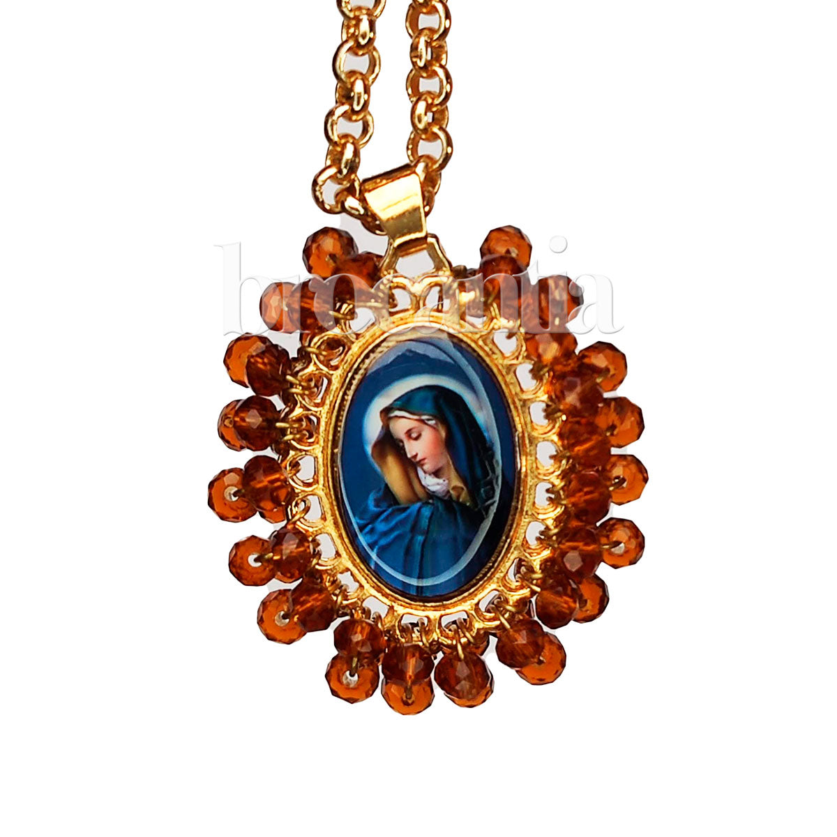 Medalla Mexicana Virgen Dolorosa - Brocantia - Tienda decoracion y regalos Oviedo