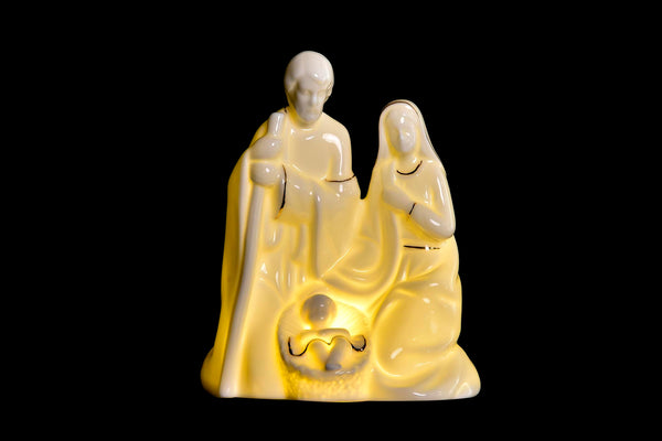 Nacimiento porcelana con luces LED