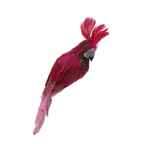 Pájaro plumas cereza - Brocantia - Tienda decoracion y regalos Oviedo