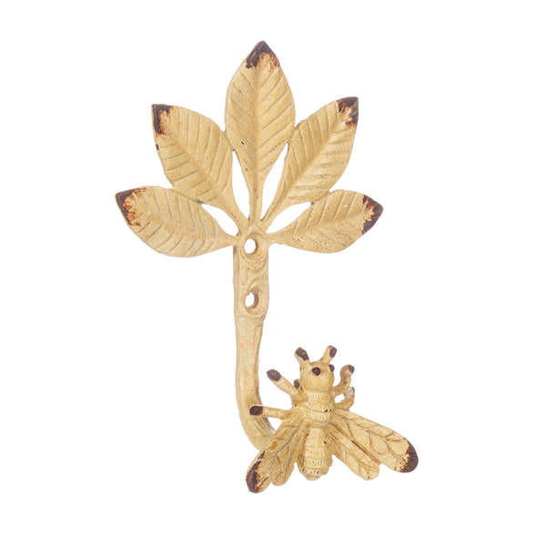 Percha abeja crema - Brocantia - Tienda decoracion y regalos Oviedo
