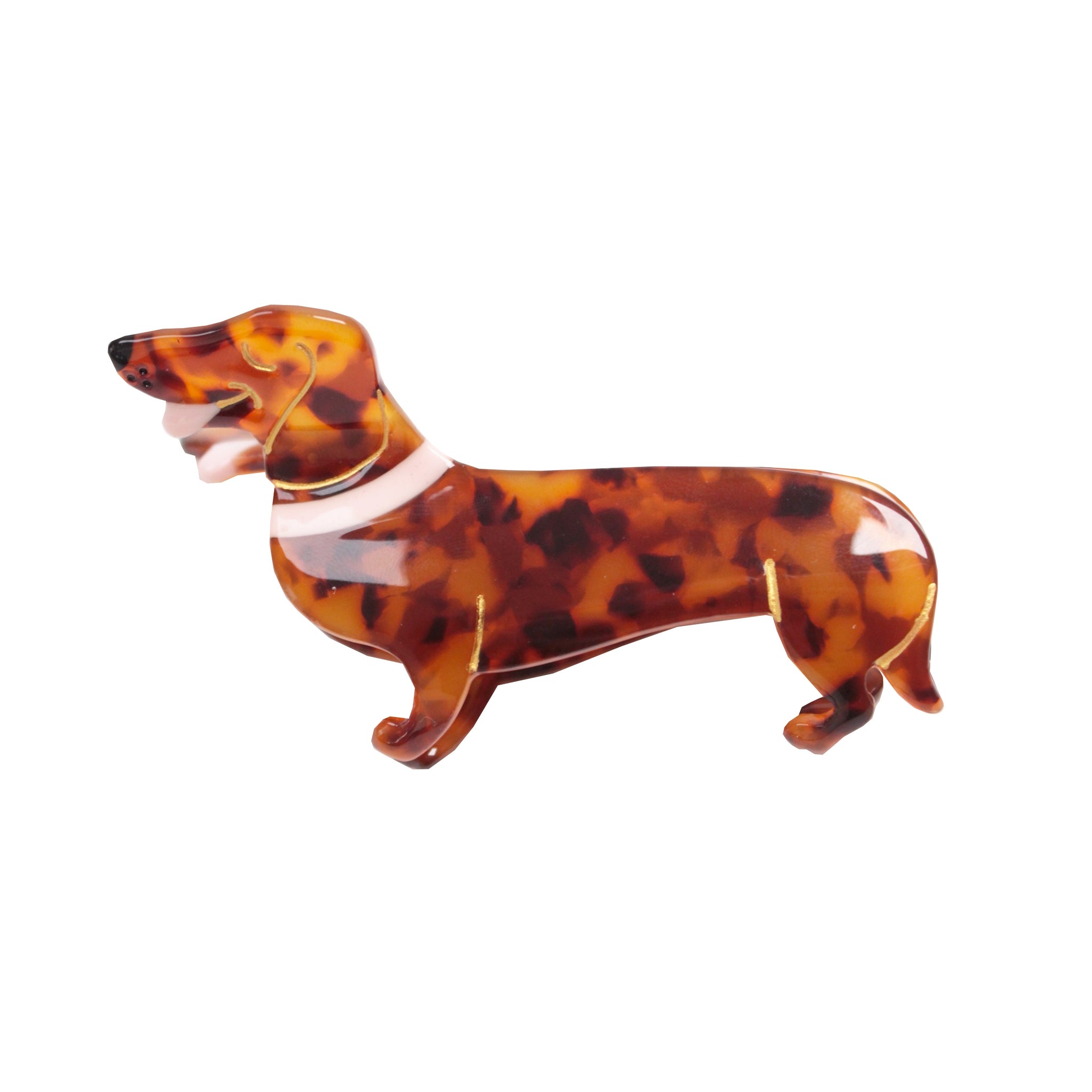 Pinza para el pelo Dachshund Brocantia