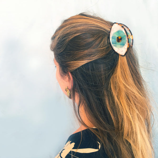 Pinza para el pelo Ojo Verde