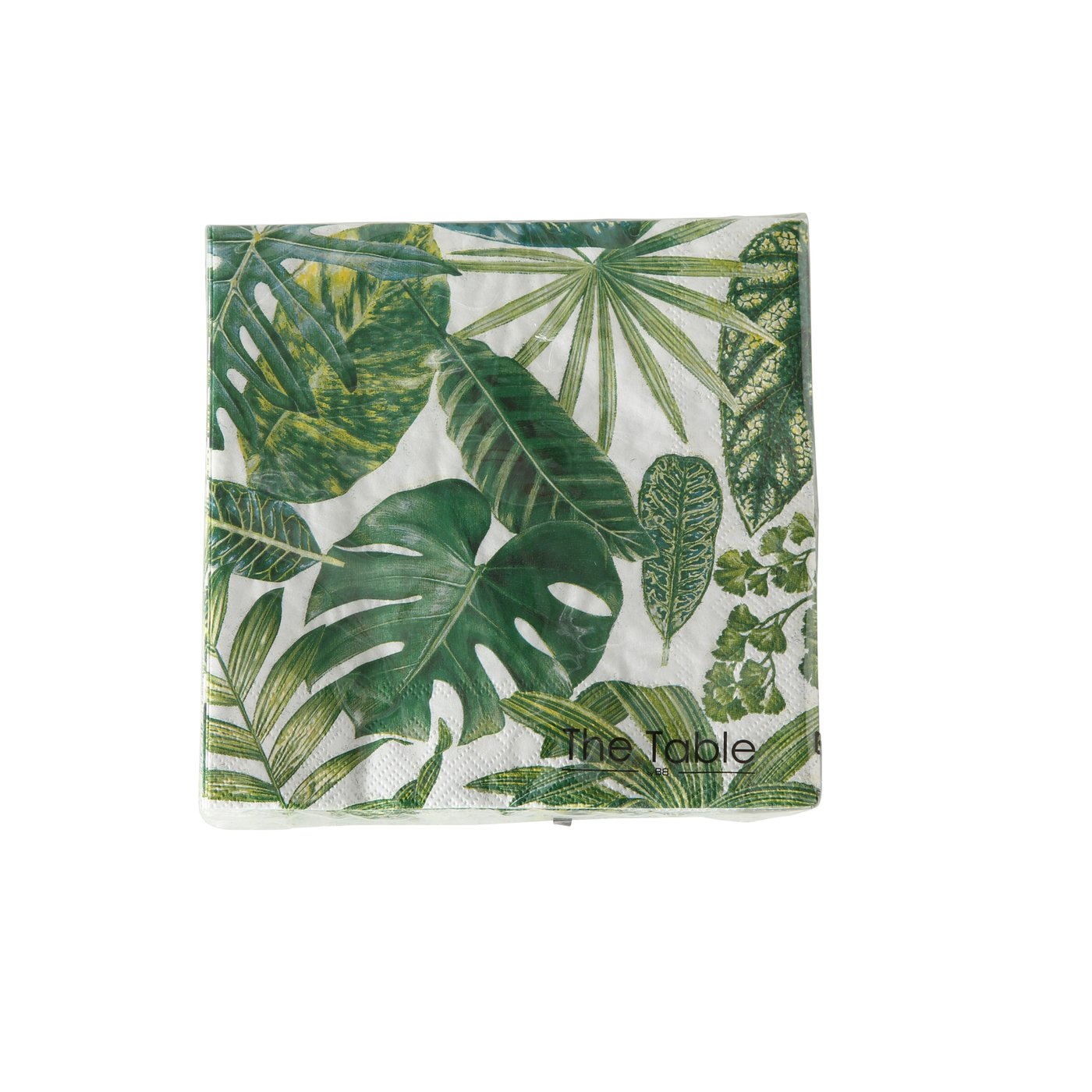 Servilletas hojas tropicales