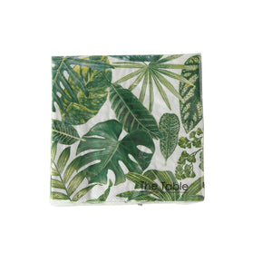 Servilletas hojas tropicales