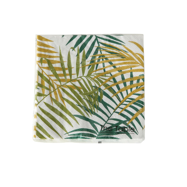 Servilletas hojas tropicales