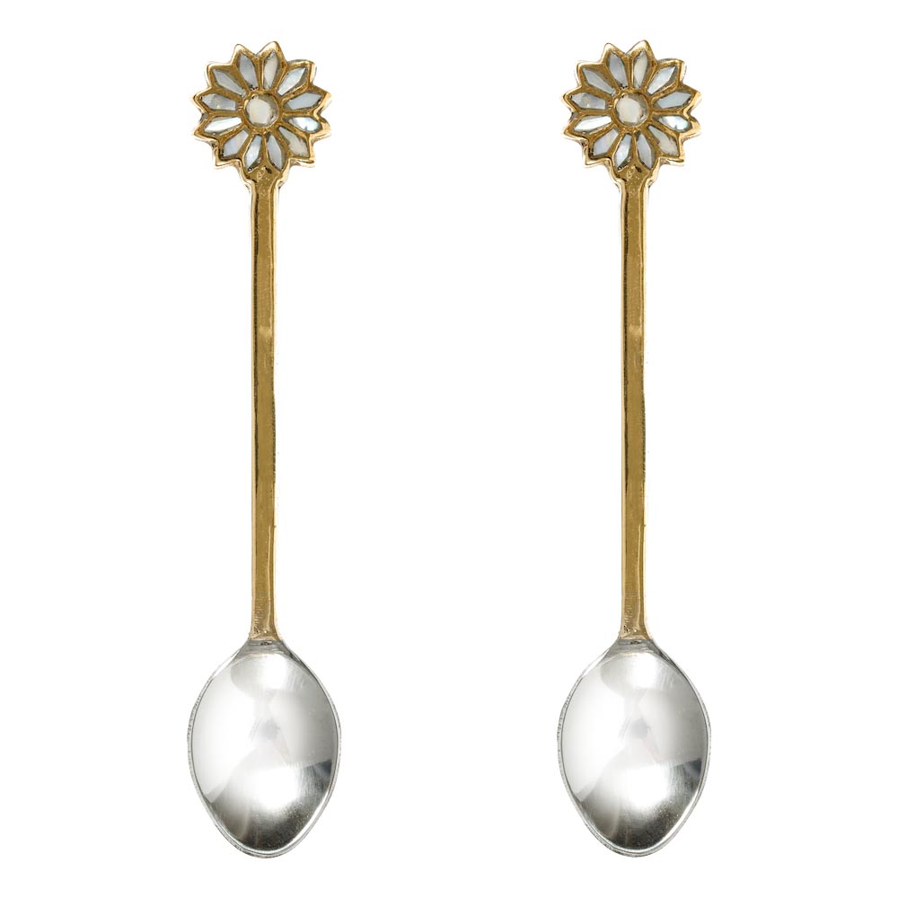 Set 2 cucharillas para café margarita
