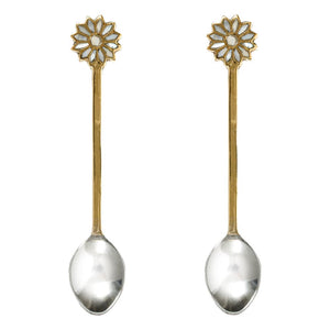 Set 2 cucharillas para café margarita