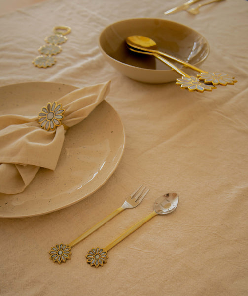 Set 2 cucharillas para café margarita