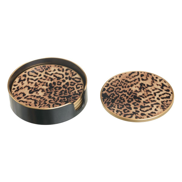 Set posavasos leopardo - Brocantia - Tienda decoracion y regalos Oviedo