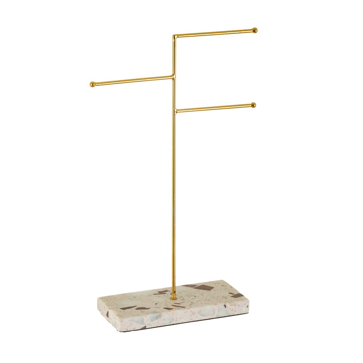 Stand joyas terrazzo