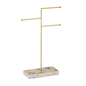 Stand joyas terrazzo