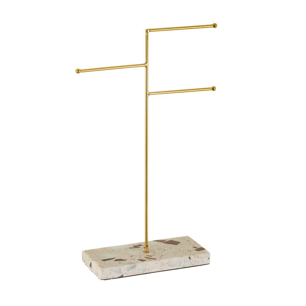 Stand joyas terrazzo