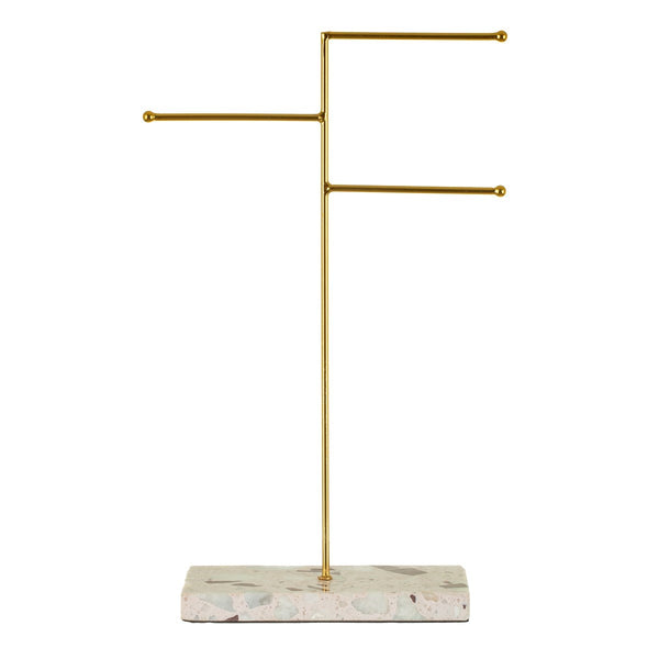 Stand joyas terrazzo