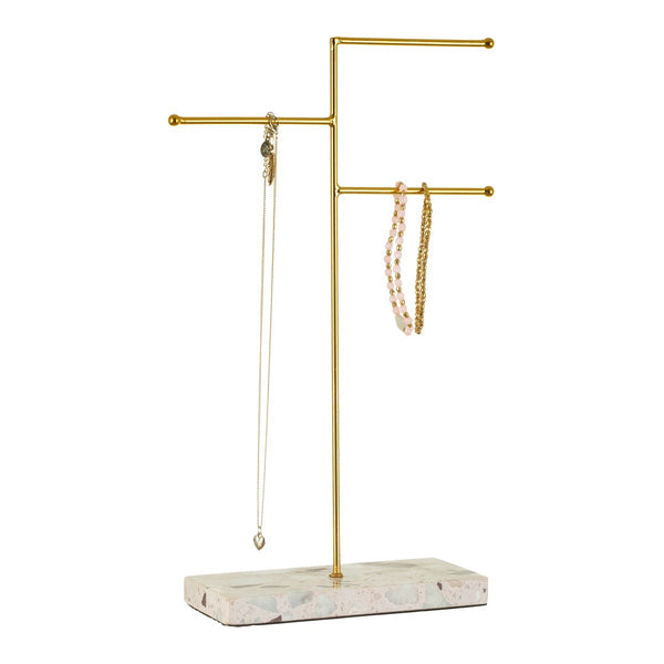 Stand joyas terrazzo